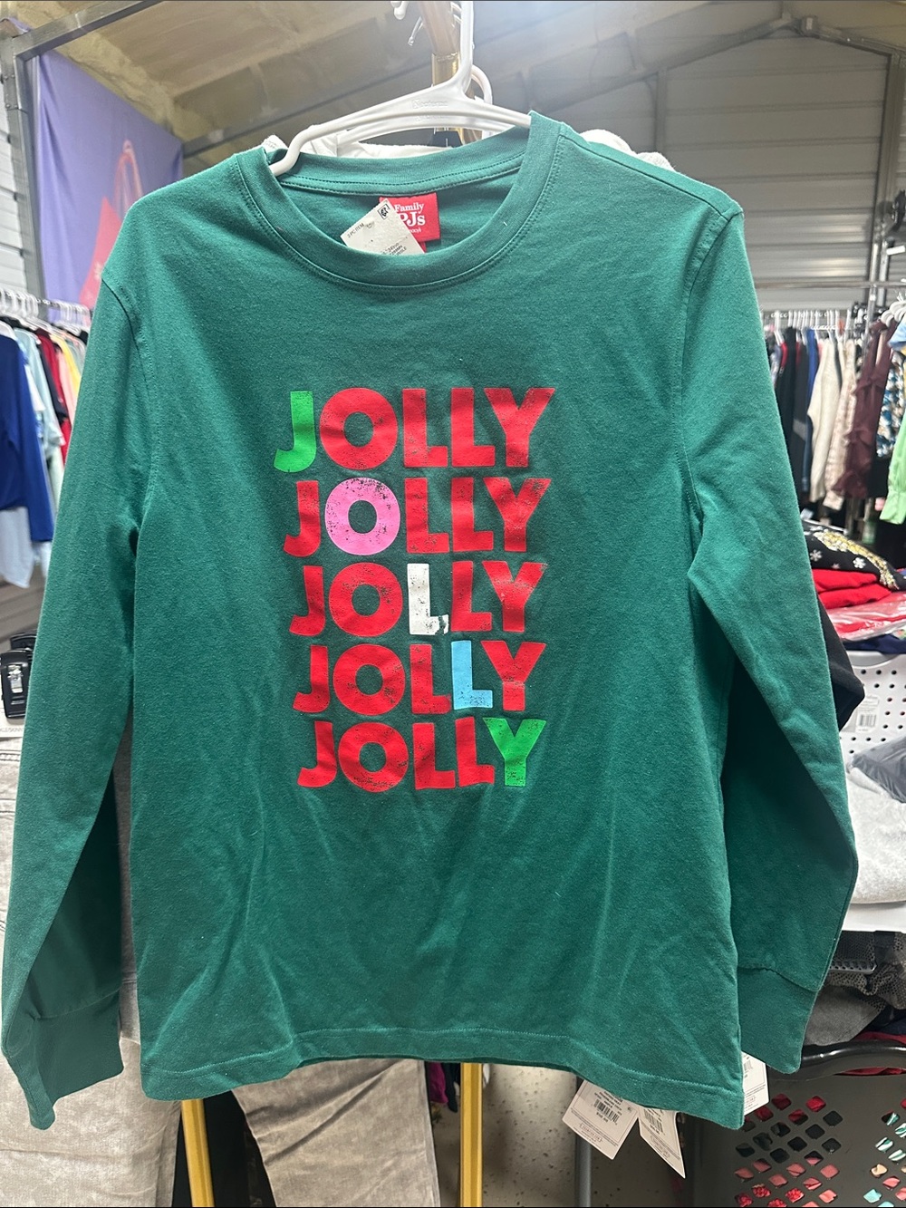 NWT MEN’S LONG SLEEVE HOLIDAY TOP